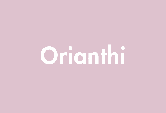 Orianthi meaning