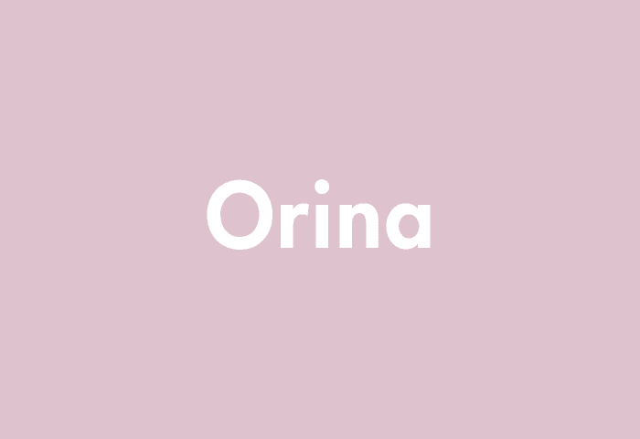 Orina meaning