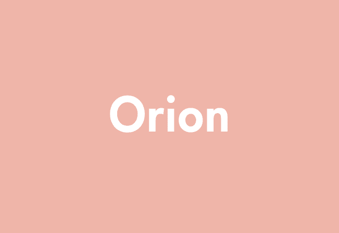 Orion meaning