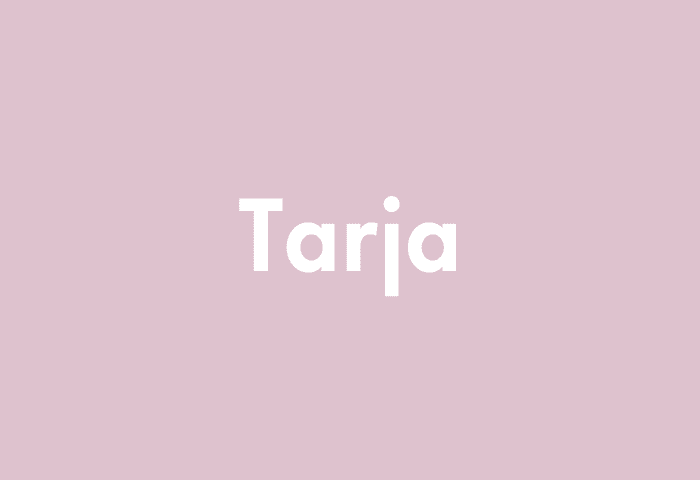 Tarja meaning