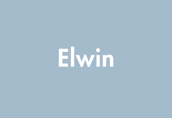 Elwin meaning