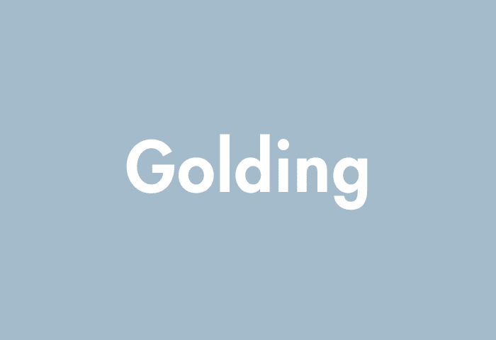 Golding meaning