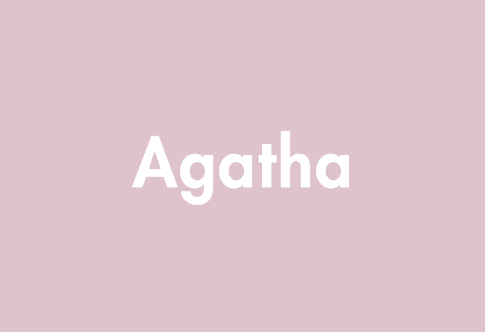 Agatha meaning