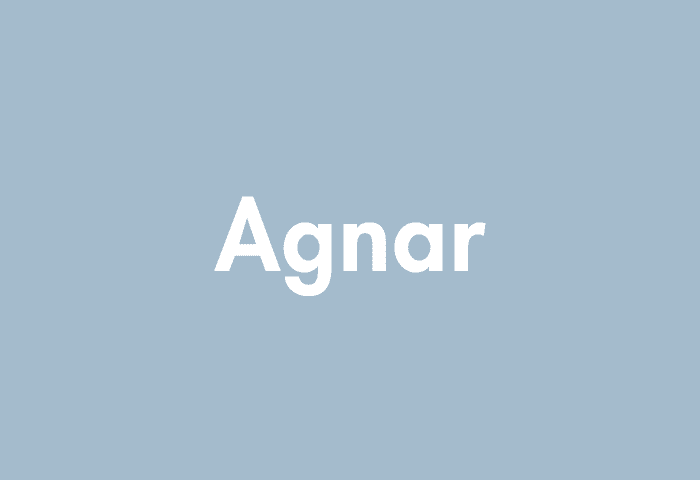 Agnar meaning