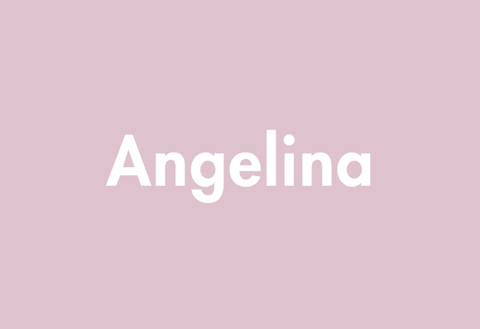 Angelina meaning
