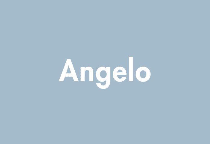 Angelo meaning