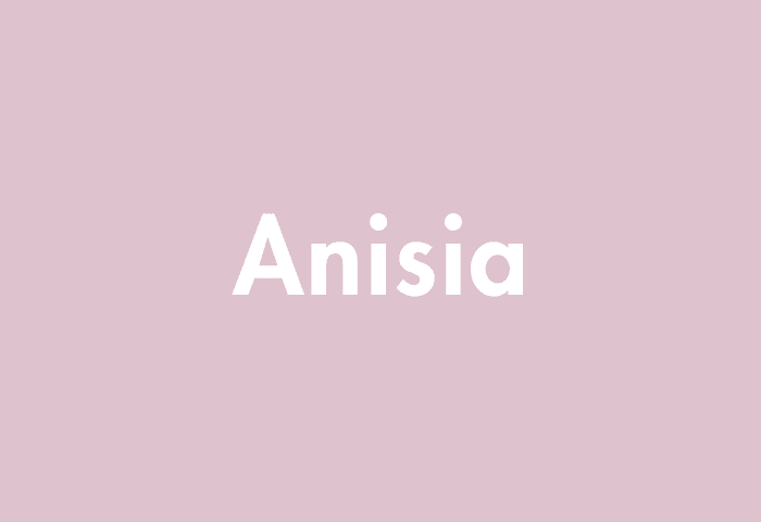 Anisia meaning