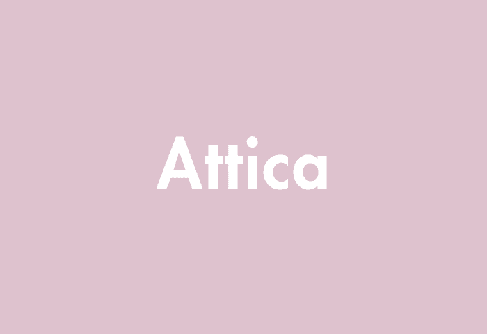 Attica meaning