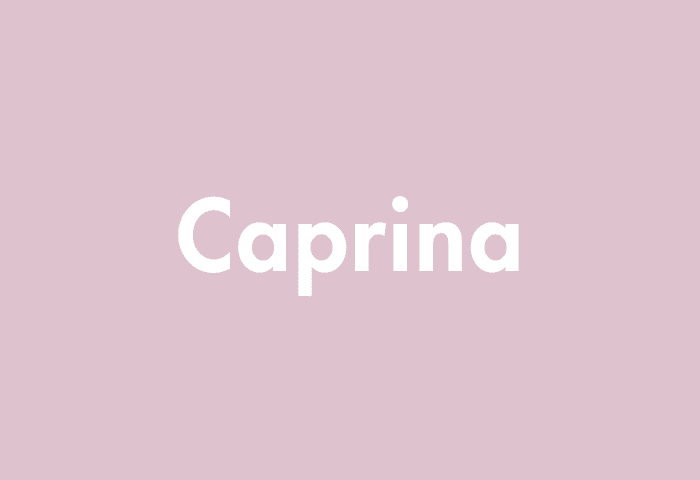 Caprina meaning