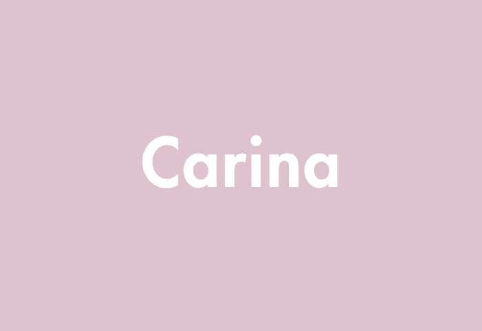 Carina meaning