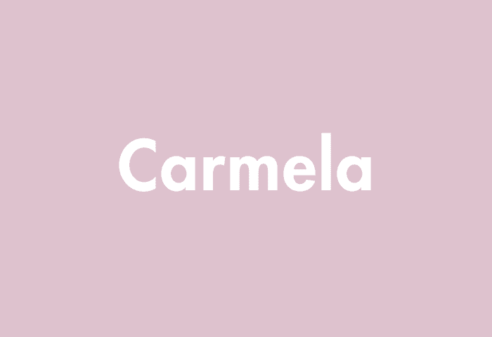 Carmela meaning
