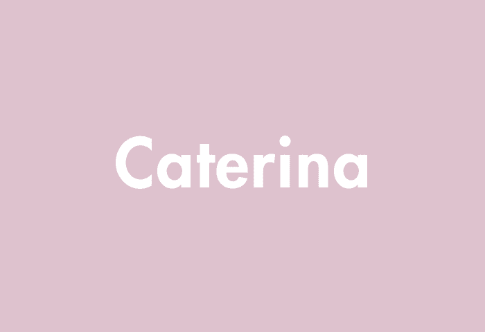Caterina meaning