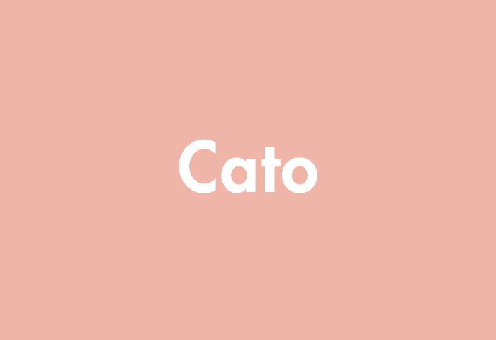 Cato meaning