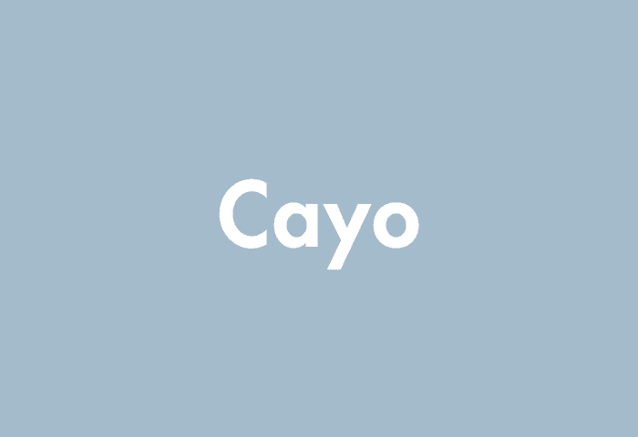 Cayo meaning