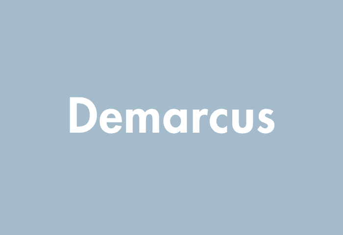 Demarcus meaning