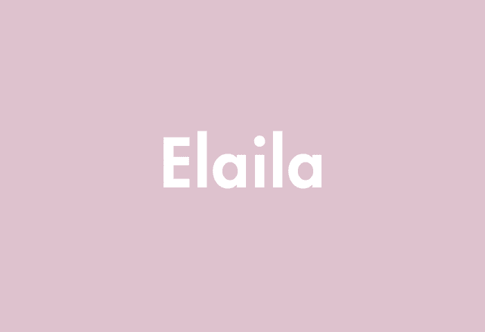 Elaila meaning