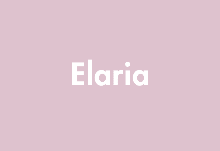 Elaria meaning