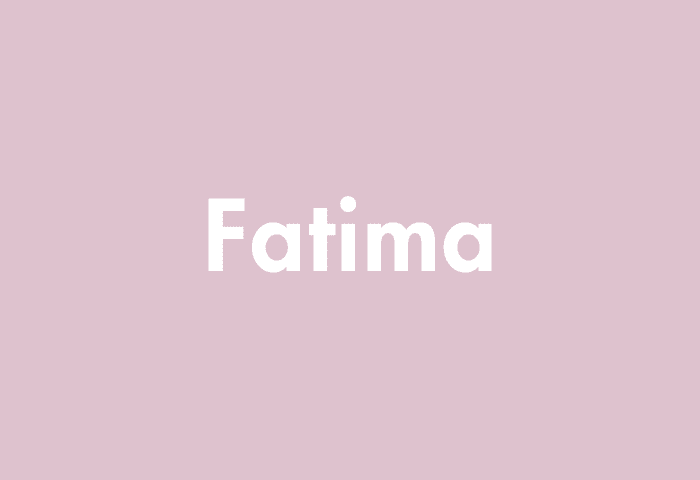 Fatima meaning