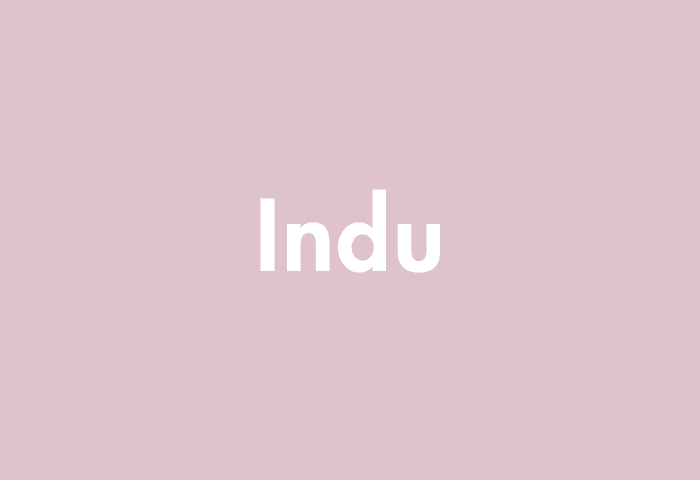 Indu meaning