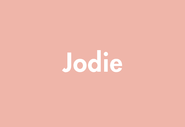 Jodie meaning