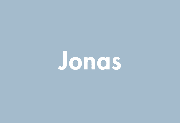 Jonas meaning
