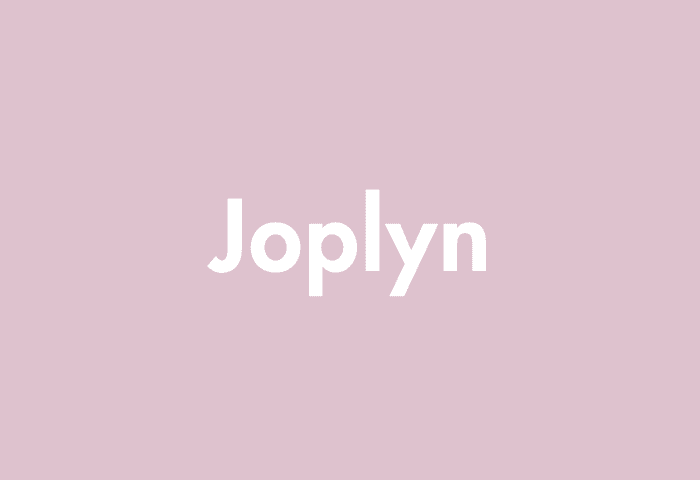 Joplyn meaning