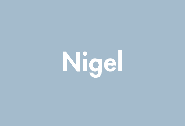 Nigel meaning