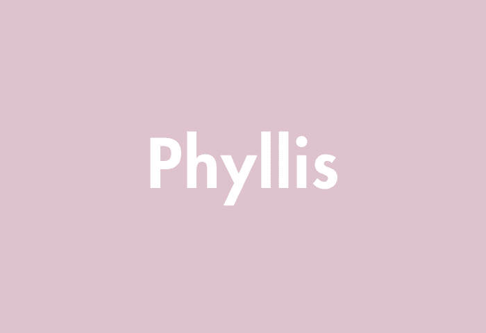 Phyllis meaning