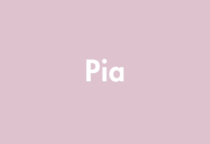 Pia meaning