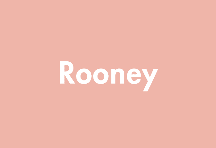 Rooney meaning