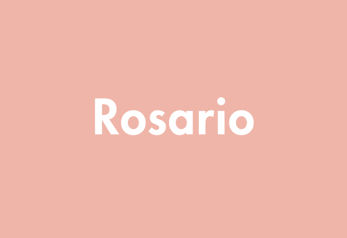 Rosario meaning