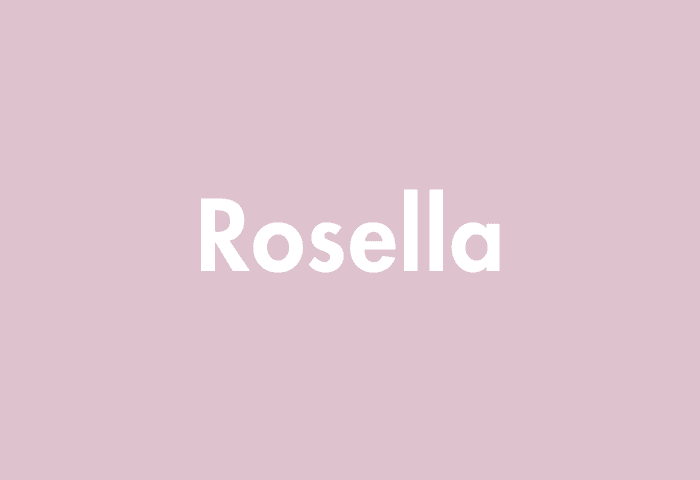 Rosella meaning