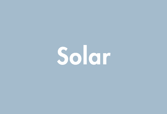 Solar meaning