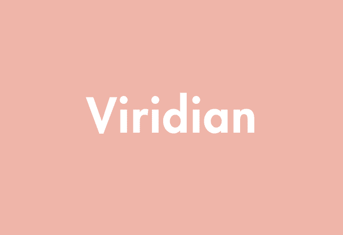 Viridian meaning