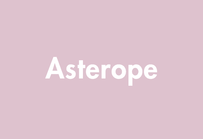 Asterope meaning