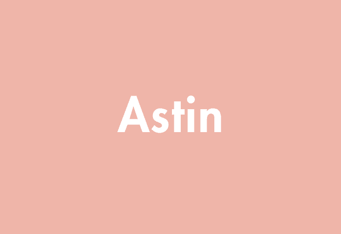 Astin meaning