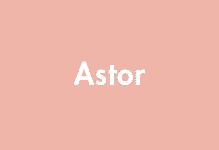 Astor meaning
