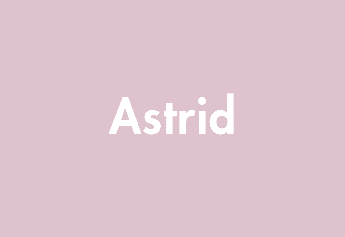 Astrid meaning