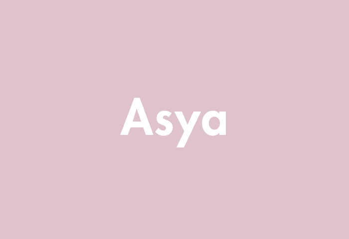 Asya meaning