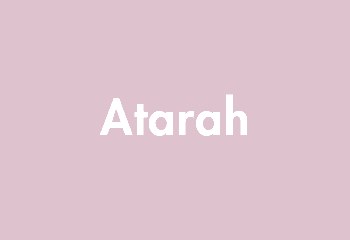 Atarah meaning