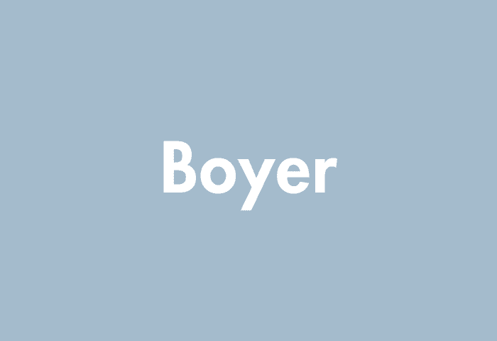 Boyer meaning