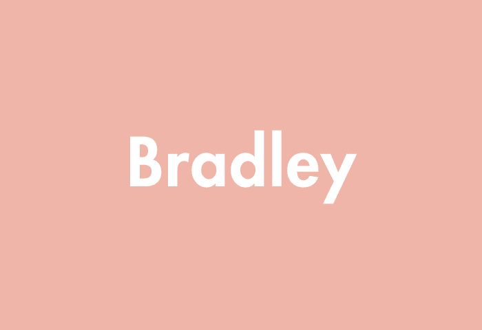 Bradley meaning