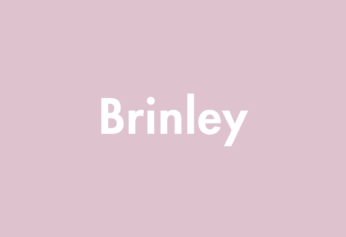 Brinley meaning