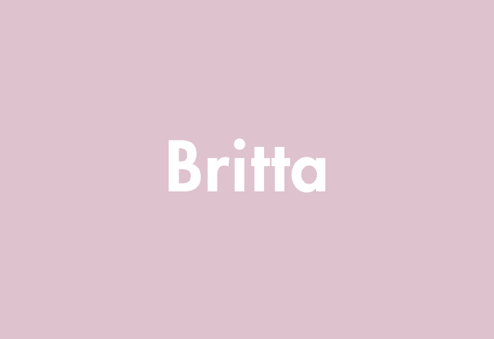 Britta meaning