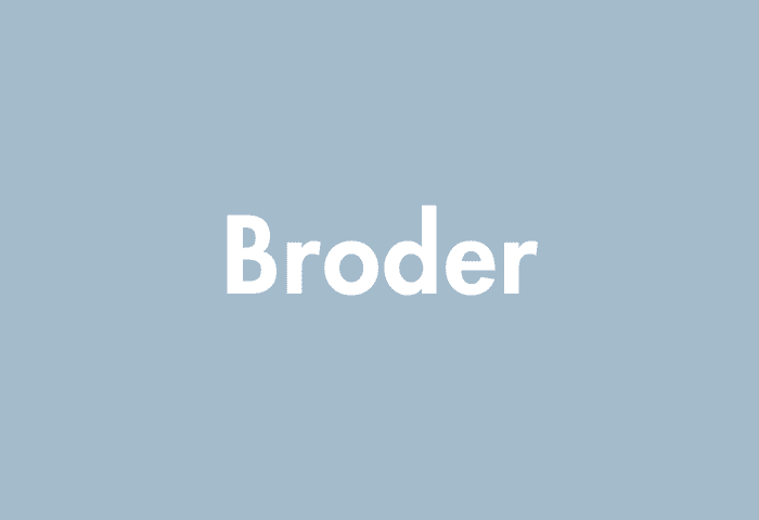 Broder meaning