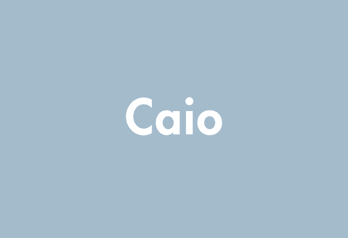 Caio meaning