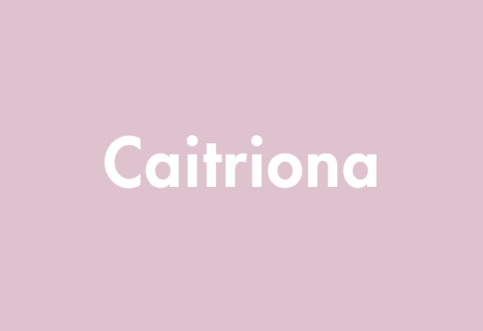 Caitriona meaning
