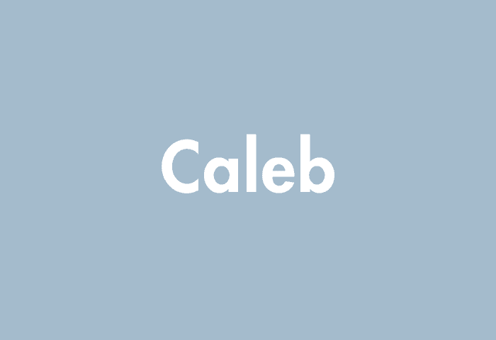 Caleb meaning