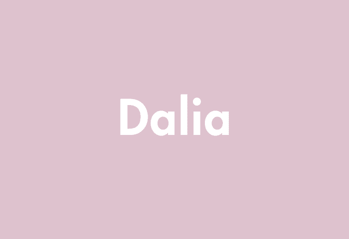Dalia meaning