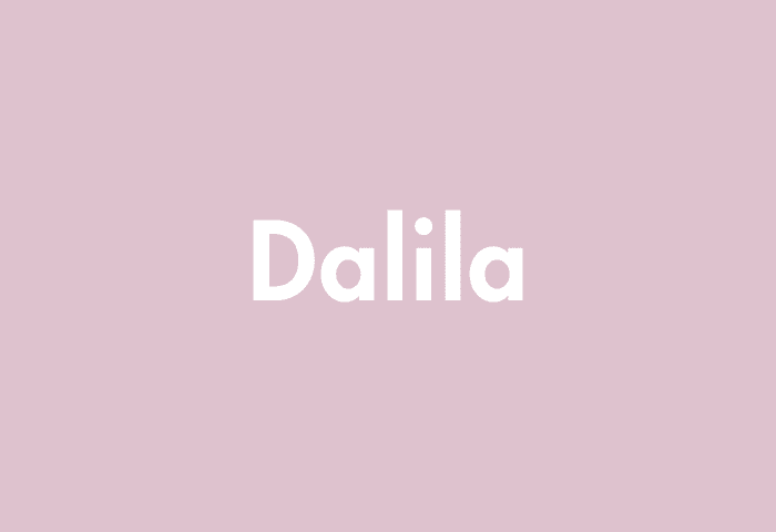 Dalila meaning